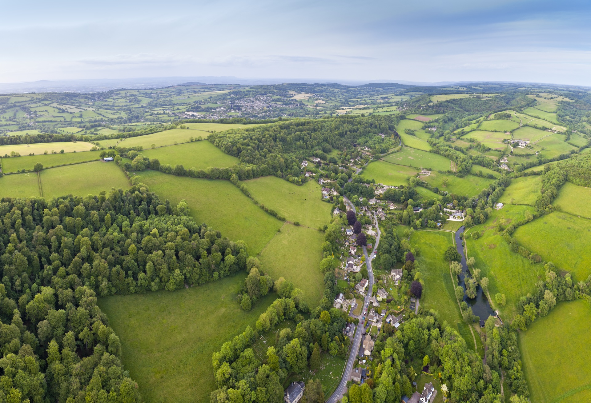 Decorative Gloucestershire countryside